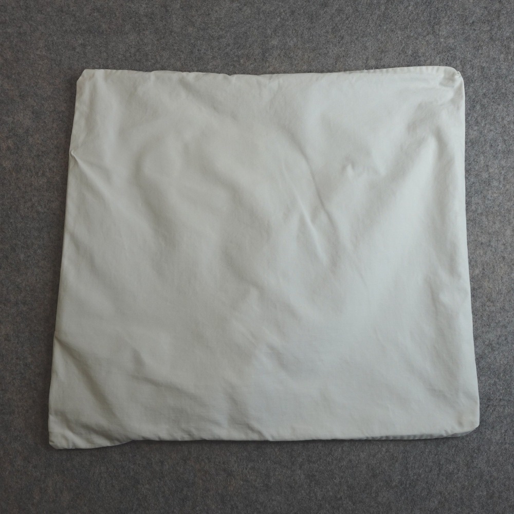 Banana Republic Home Pillow Sham 24x22 White Cotton Twill Minimalist‎ Coastal